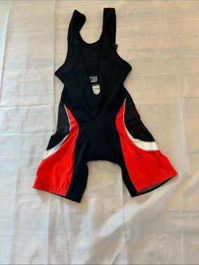 Bontrager Black Cycling Bib Shorts with White Logo